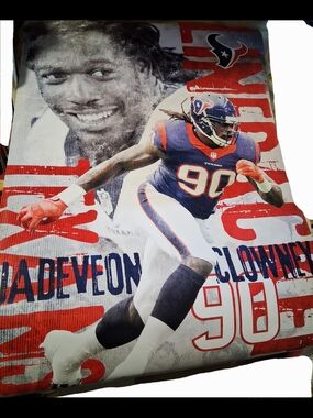 NFL Player "JADEVEON CLOWNEY" Houston TEXANS FOOTBALL POSTER